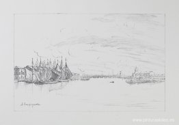 Vista desde el puente Tuchkov Vista desde el puente Tuchkov