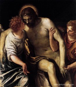 Cristo muerto sostenido por dos ángeles Cristo muerto sostenido por dos ángeles