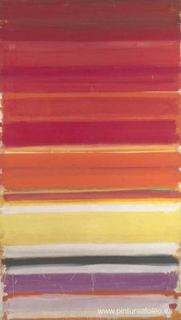 Pintura de rayas horizontales: noviembre de 1957 - enero de 1958 Pintura de rayas horizontales: noviembre de 1957 - enero de 1958