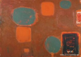 Fondo marrón con rojo y verde suaves: agosto de 1958 - julio de Fondo marrón con rojo y verde suaves: agosto de 1958 - julio de