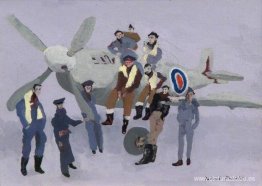Un grupo de pilotos polacos Un grupo de pilotos polacos