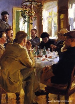 Almuerzo de artistas en Skagen Almuerzo de artistas en Skagen