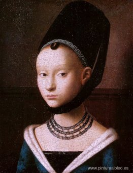 retrato, de, un, niña retrato, de, un, niña