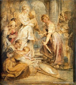 Aquiles y las hijas de Lykomedes Aquiles y las hijas de Lykomedes