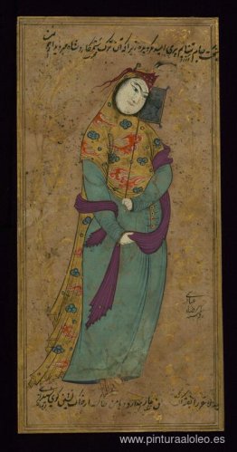 Una dama con un abanico Una dama con un abanico