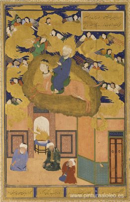 El Mi'raj, o El vuelo nocturno de Mahoma en su corcel Buraq- Fol El Mi'raj, o El vuelo nocturno de Mahoma en su corcel Buraq- Fol