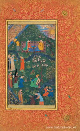 Sultán Hossein Mirza en el paseo marítimo (parte derecha) Sultán Hossein Mirza en el paseo marítimo (parte derecha)