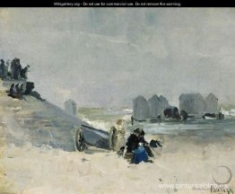 En la playa, Ostende En la playa, Ostende