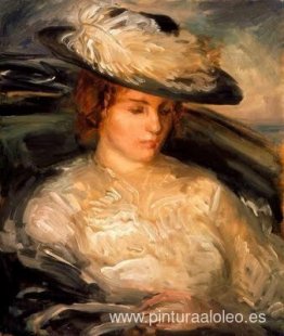 Retrato de la señorita Scobell en una silla de baño (El convalec Retrato de la señorita Scobell en una silla de baño (El convalec