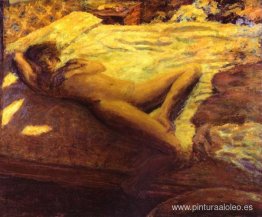 Mujer recostada en una cama, o la mujer indolente Mujer recostada en una cama, o la mujer indolente
