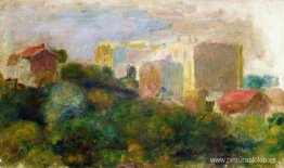 Vista desde el jardín de Renoir en Montmartre Vista desde el jardín de Renoir en Montmartre