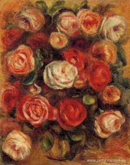 jarrón de rosas jarrón de rosas