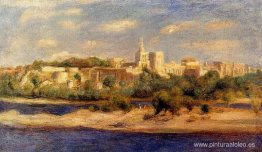 Bañistas a orillas del Thone en Aviñón Bañistas a orillas del Thone en Aviñón