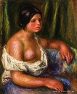 Mujer de azul Mujer de azul