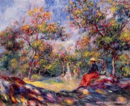 mujer en un paisaje mujer en un paisaje