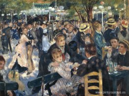 Baile en el Moulin de la Galette Baile en el Moulin de la Galette