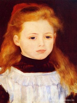 Niña con delantal blanco (Retrato de Lucie Berard) Niña con delantal blanco (Retrato de Lucie Berard)