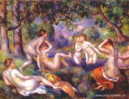 Bañistas en el bosque Bañistas en el bosque