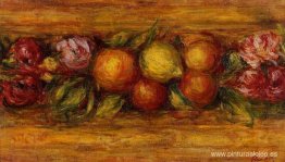 Guirnalda de frutas y flores Guirnalda de frutas y flores