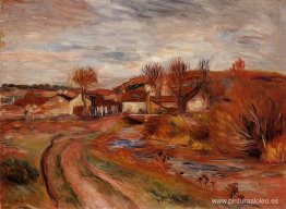 Paisaje en Normandía Paisaje en Normandía