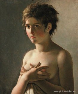 retrato, de, un, niña retrato, de, un, niña