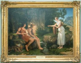 Los pastores en la tumba de Amintas. Los pastores en la tumba de Amintas.