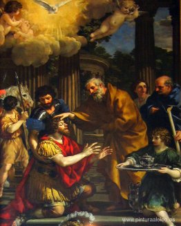 Ananías restaurando la vista de San Pablo Ananías restaurando la vista de San Pablo