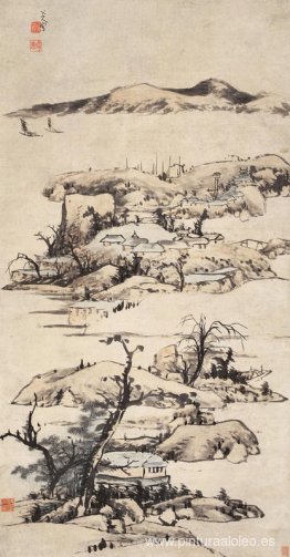 Paisaje (estilo Ni Zan) Paisaje (estilo Ni Zan)
