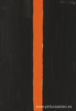 Sin título (negro y naranja) Sin título (negro y naranja)