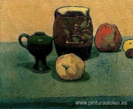 Olla de barro y manzanas Olla de barro y manzanas