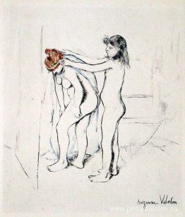 Madre e Hija Después del Baño II Madre e Hija Después del Baño II