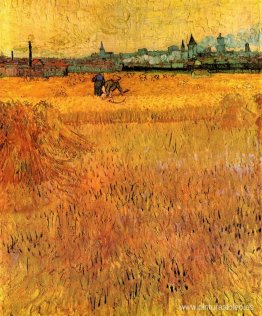 Vista de Arles desde los campos de trigo Vista de Arles desde los campos de trigo