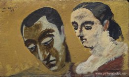 Retrato de mí y de mi esposa imaginaria Retrato de mí y de mi esposa imaginaria