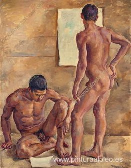 Estudiantes en el estudio (desnudos) Estudiantes en el estudio (desnudos)