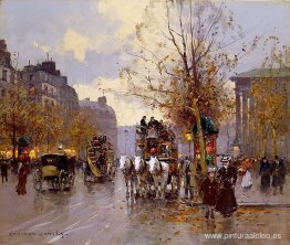 Ómnibus en la Place de la Madeleine Ómnibus en la Place de la Madeleine