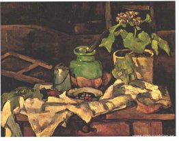 Maceta en una mesa Maceta en una mesa