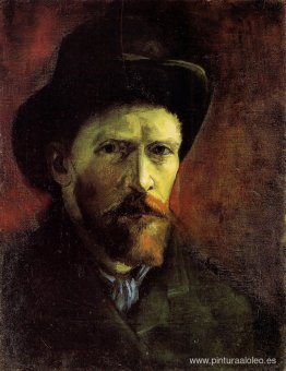 Autorretrato con sombrero de fieltro oscuro Autorretrato con sombrero de fieltro oscuro