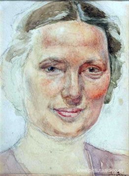 Retrato de K.A. Yuon, esposa del artista Retrato de K.A. Yuon, esposa del artista