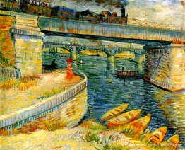 Puentes sobre el Sena en Asnières Puentes sobre el Sena en Asnières
