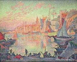 El puerto de Saint Tropez El puerto de Saint Tropez