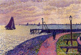 Entrada al puerto de Volendam Entrada al puerto de Volendam