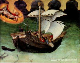Retablo de Quaratesi, San Nicolás salva un barco sacudido por un Retablo de Quaratesi, San Nicolás salva un barco sacudido por un