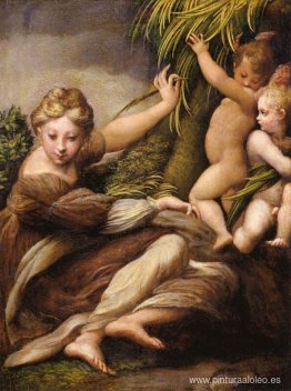 Virgen y el Niño con un ángel Virgen y el Niño con un ángel