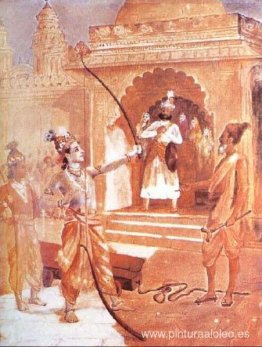 Sri Rama rompiendo el arco Sri Rama rompiendo el arco