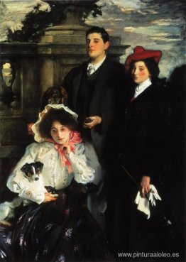 Hylda, Almina y Conway, hijos de Asher Wertheimer Hylda, Almina y Conway, hijos de Asher Wertheimer