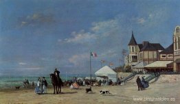 La playa de Trouville La playa de Trouville