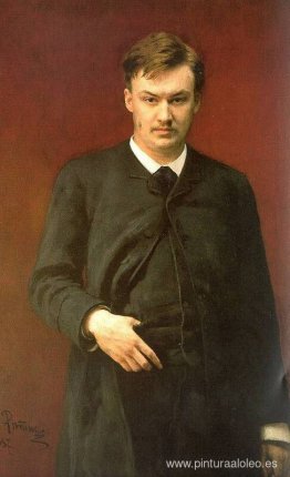 Retrato del compositor Alexander Glazunov Retrato del compositor Alexander Glazunov