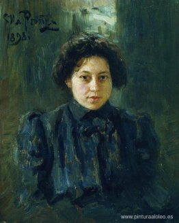 Retrato de la hija del artista Nadezhda. Retrato de la hija del artista Nadezhda.