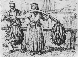 Comerciante de pescado seco Comerciante de pescado seco