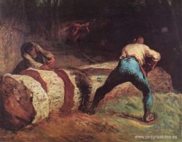 Los aserradores de madera Los aserradores de madera